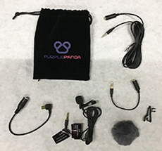 Purple Panda Lavier Lapel Microphone Kit