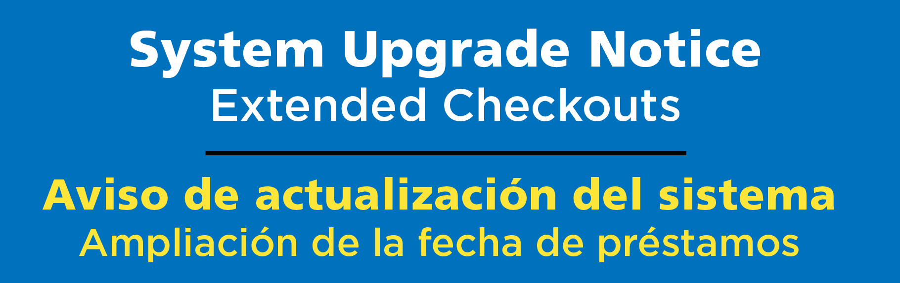 Extended Checkouts homeslide
