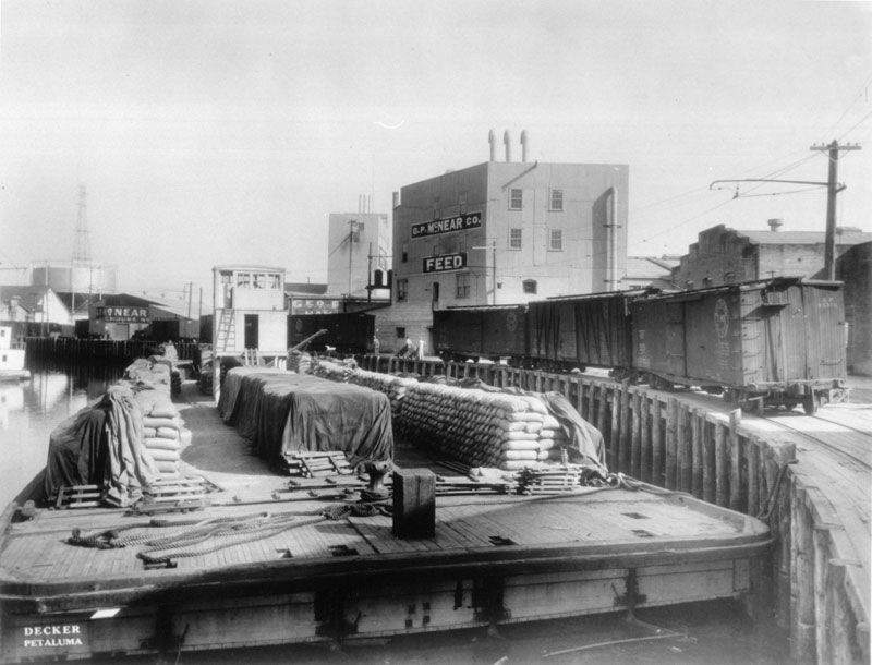 Petaluma river barge photo