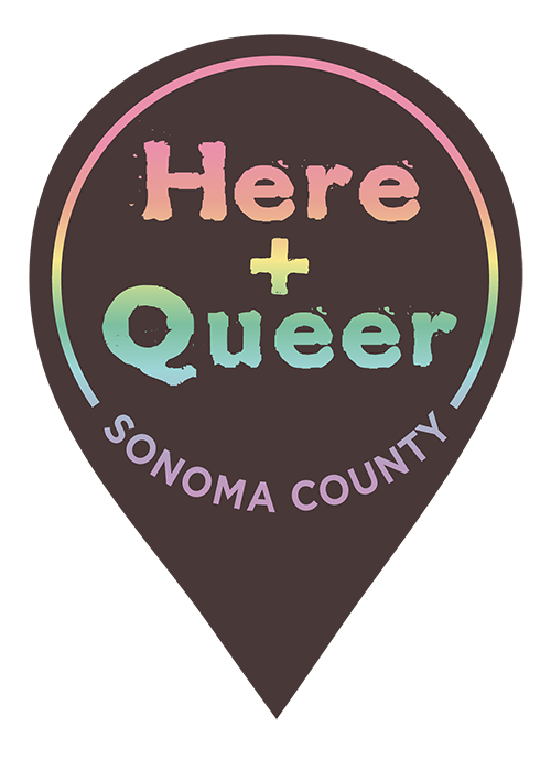 Here + Queer pin image