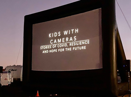 Kids with Cameras drive-in photo