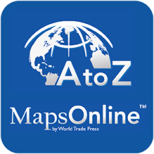 A to Z maps online logo